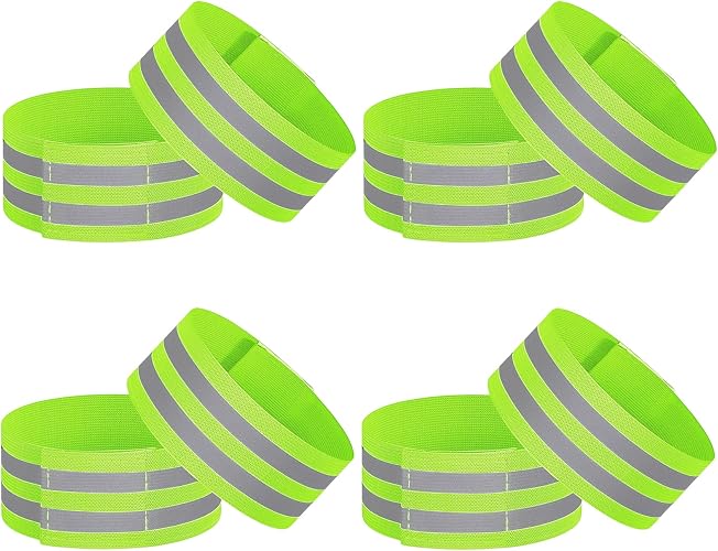 VVS reflective arm and ankle bands for delivery driver visibility
