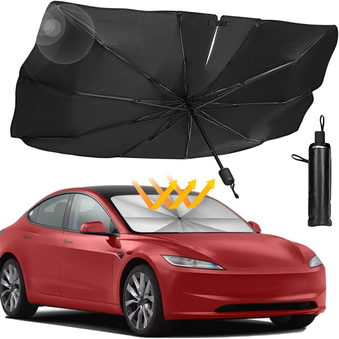 universal 57 by 30 windshield sun shade umbrella